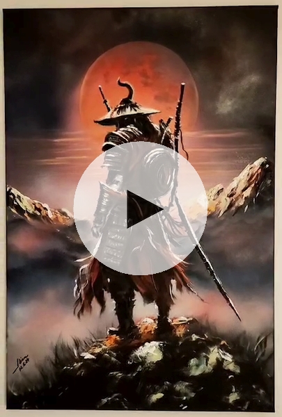 ArteDiAlina.com painting: The Last Samurai